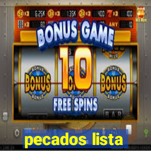 pecados lista